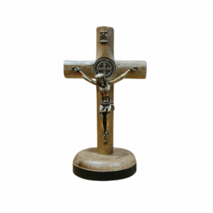 Crucifixo com as Chagas de Jesus(Madeira – 8 cm)