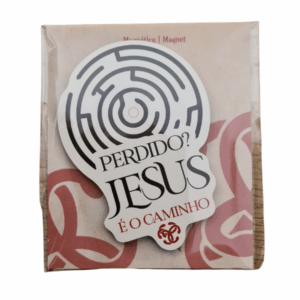 Íman Decorativo “Perdido? Jesus é o Caminho”