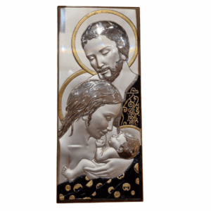 Quadro da Sagrada Família – Prata de Lei 835% (Menegazzi & Renzo)